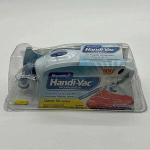 Reynolds‎ Handi-Vac Vacuum Sealer Starter Kit White NEW